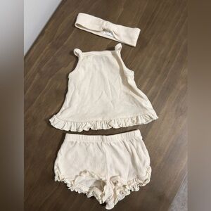 Carter's Cream Baby Girl Outfit